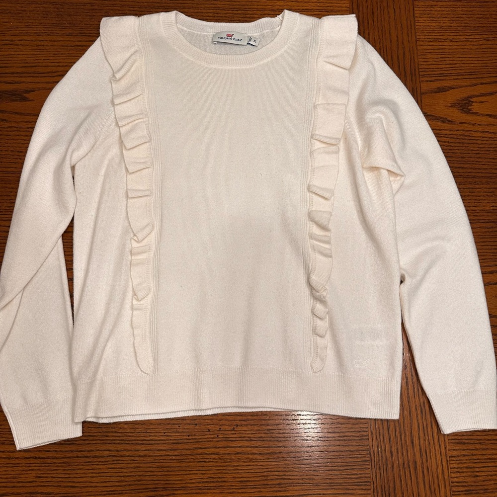 Vineyard Vines Cream Knit Sweater